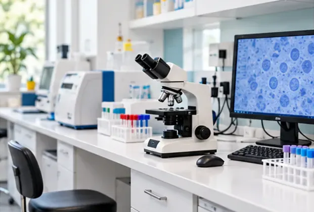 A clinic laboratory