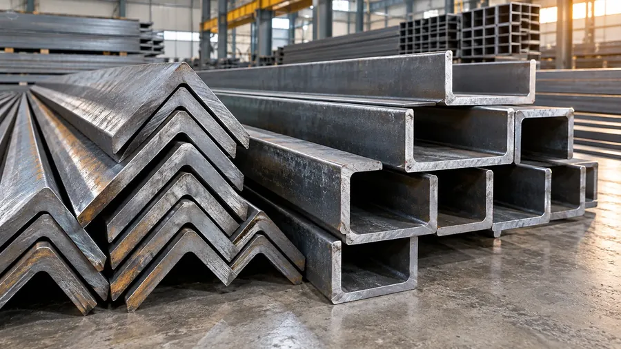 Steel angles and channels