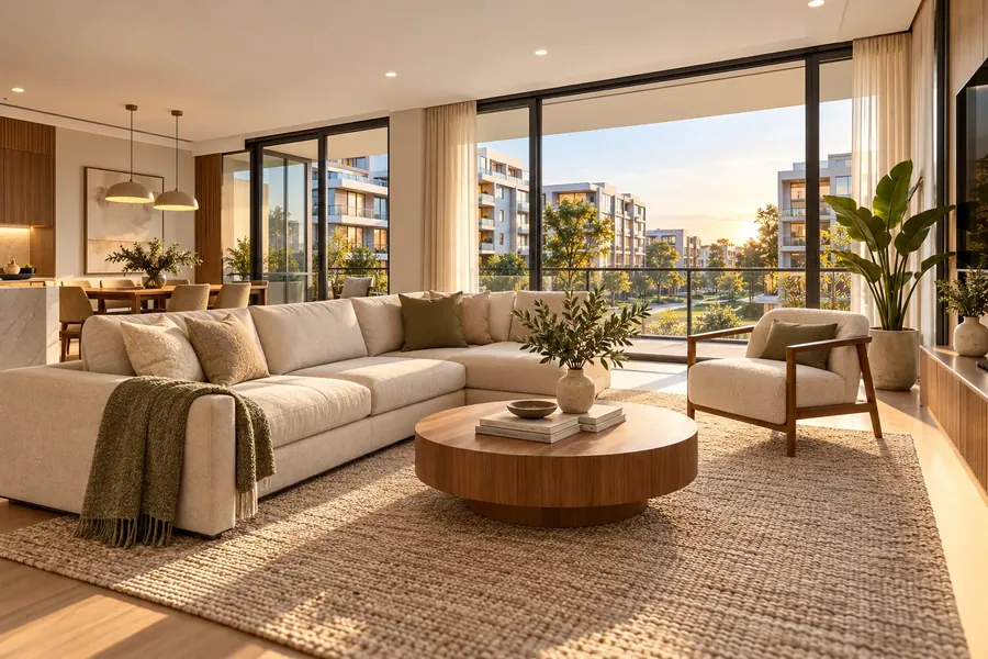 A renovated living room