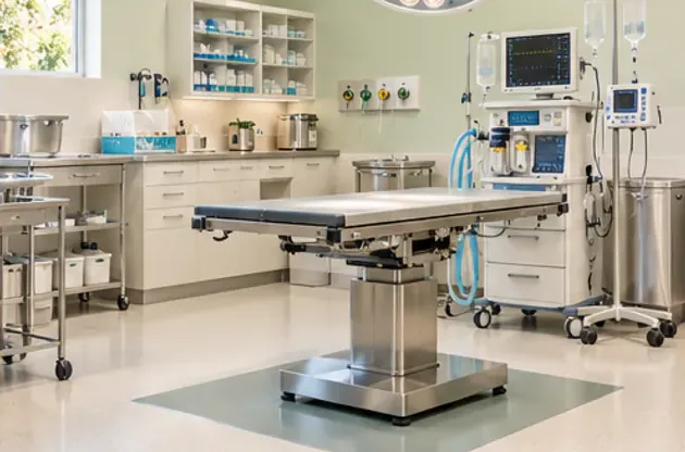 A clean surgical suite